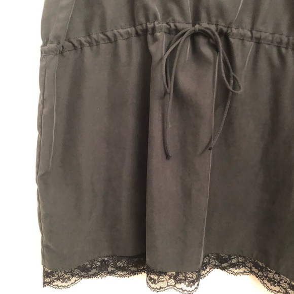 Zara Black Tank Top Camisole with Lace Detail - Picture 6 of 6